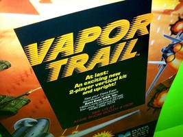 Vapor Trail Arcade Magazine AD Video Game Artwork Space Age 1990 Promo Retro Art - £13.83 GBP
