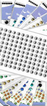 8mm Self Adhesive Pearls &amp; Gems. Sunflowers. Choice Of Colour. - $2.69 CAD