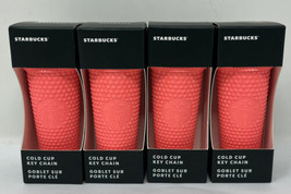 Starbucks Keychain Ornament Dragon Fruit Studded Tumbler 4 count - £55.30 GBP