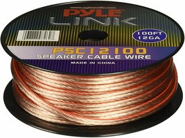 PYLE PSC12100 12 Gauge 100 Feet Speaker Wire High Quality Speaker Cable 12AWG - £37.77 GBP