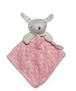 Blankets &amp; Beyond Bunny Rabbit Pink Minky Dot Baby Girl Security Lovey B... - €10,80 EUR