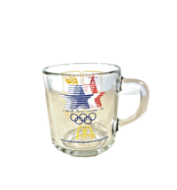 McDonalds 1984 Olympics Clear Glass Coffee Mug  - £6.33 GBP