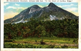 Postcard Grandfather Mountain alt 5964 &quot;In the Heart of the Blue Ridge&quot;  (B11) - £3.84 GBP