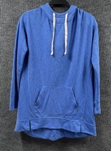 Mossimo Supply Hoodie Shirt Men Medium Blue Pullover Lightweight Athleti... - $20.18