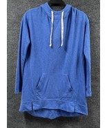 Mossimo Supply Hoodie Shirt Men Medium Blue Pullover Lightweight Athleti... - £15.94 GBP