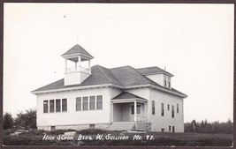 West Sullivan, Maine RPPC - High School Building #97 Real Photo Postcard - $14.75
