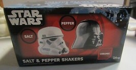 Star Wars  - Darth Vader and Stormtrooper Salt Pepper Shakers -new in box - £14.90 GBP