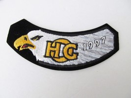 HARLEY-DAVIDSON OWNERS GROUP 1997 HOG H.O.G. rocker emblem jacket patch - $18.62