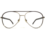 Brooks Brothers Eyeglasses Frames BB4015Q 1582/13 Brown Leather Gold 59-... - $74.58