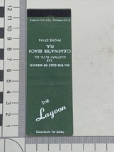 Vintage Matchbook Cover   The Lagoon  Clearwater Beach,Fl  gmg unstruck unstruck - £9.66 GBP