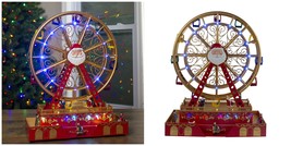 20&quot; LED Christmas Big Spinning Ferris Wheel With Holiday Music - £246.67 GBP