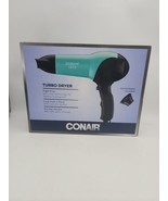 New Conair Turbo Dryer 1875 Watts Ionic Tech Tourmaline with Concentrato... - $26.99