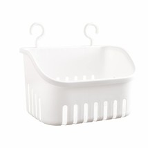 Wall Shower Basket Plastic Organizer White 21.5x12.5cm - $49.49