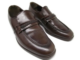 Endicott Johnson Permasole Leather Bit Loafers Mens Size US 8.5 D Made USA - £23.18 GBP