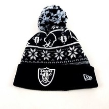 New Era Las Vegas Raiders NFL Winter Hat Beanie Los Angeles Oakland Foot... - £15.61 GBP