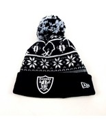 New Era Las Vegas Raiders NFL Winter Hat Beanie Los Angeles Oakland Foot... - £15.45 GBP
