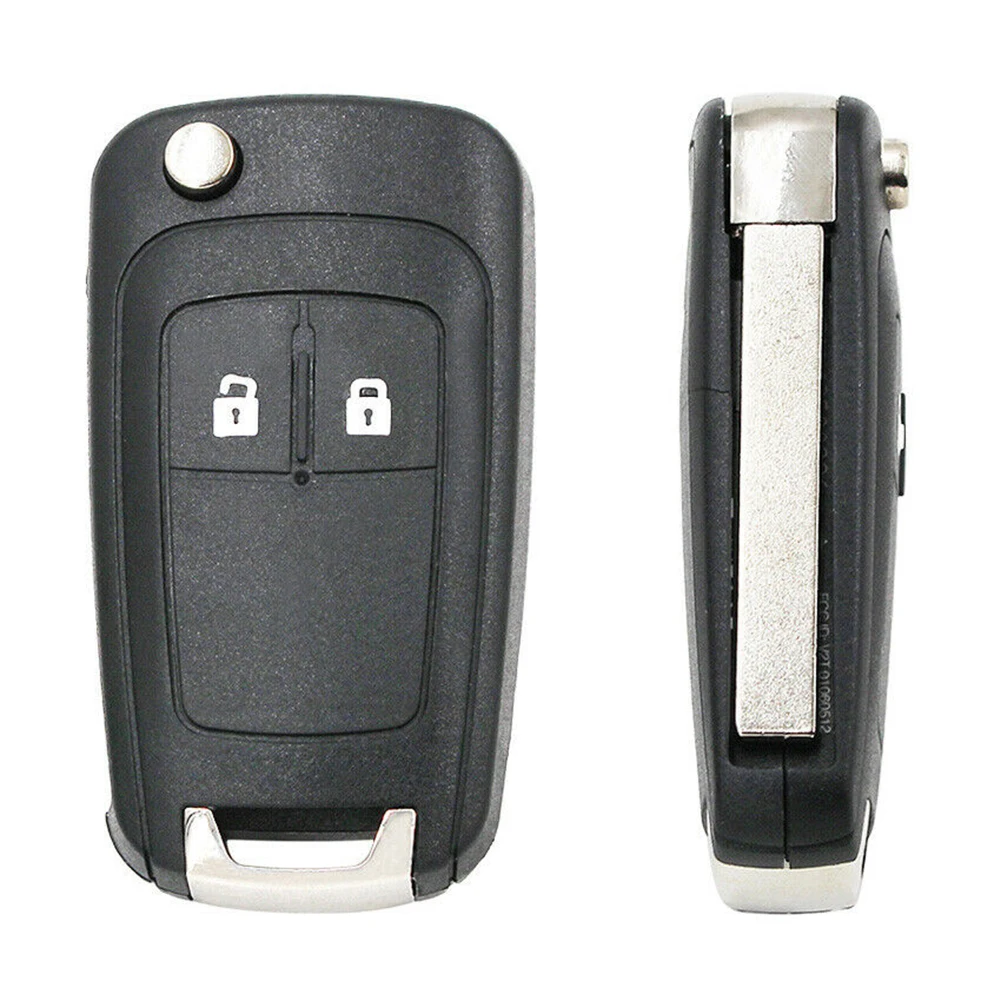 2-Button Folding Key Housing Replacement for Opel Astra J Corsa E Cascade Zafi - £11.79 GBP