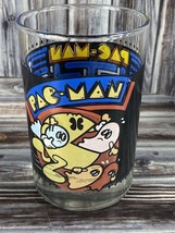 Pacman Drinking Glass VTG 1980 Bally Video Game Cup Ghost Inky Pinky Clyde - £9.14 GBP