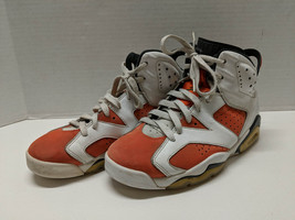 Nike Air Jordan 6 Retro Like Mike Gatorade Size 8.5 White Orange 384664-145 - £39.74 GBP
