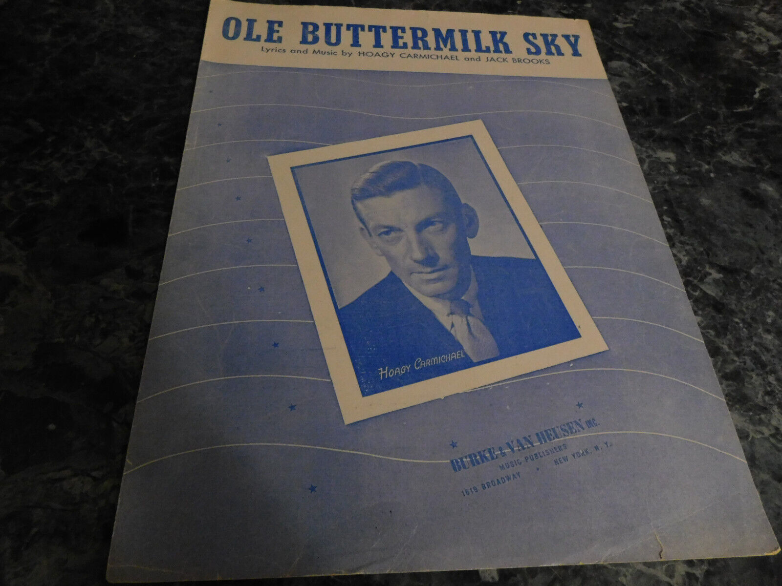 Ole Buttermilk Sky by Hoagy Carmichael - $1.79