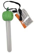 Halloween GREEN PUMPKIN LED Mini Glow Stick With Wrist Strap - $5.34