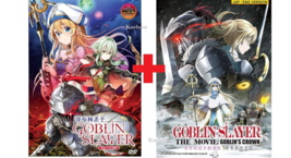 DVD Anime Goblin Slayer TV Series (1-12) + The Movie: Goblin&#39;s Crown English Dub - £31.38 GBP