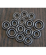 14pcs THUNDER TIGER 1:18 ZT2 / ZK2 Rubber Sealed Ball Bearing Set - $209.21 MXN