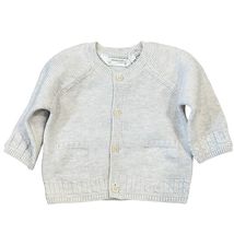 Mayoral 4-6 Mo Baby Cardigan Beige Knit Cotton Buttoned Front With Pocke... - €18,85 EUR