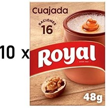 10 Boxes of Cuajada Royal 16 Servings Spanish Dessert Powder Bulk - £79.92 GBP