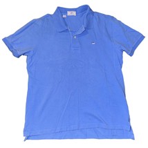Southern Tide Mens Large 40 Skip Jack Polo Blue Short Sleeves Shirt Preppy - $14.99