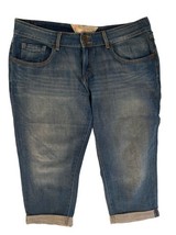 Levis Women&#39;s Cropped Stretch Denim Jeans Size 16 - $338.34 MXN