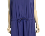 Athleta Blue Sleeveless Drawstring Waist Dress with Shorts Size 24 - $47.49
