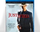 Justified: The Complete First Season (3-Disc Blu-ray, 2010) Like New ! - $9.48