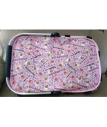 RILAKKUMA PINK FOLDABLE INSULATED BASKET Brand New 16&quot; JAPAN IMPORT TOREBA! - $54.69 CAD