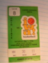 Iowa Basketball Vs Ohio State Carver-Hawkeye Arena Game 8 2/1/1986 Ticket Stub - £3.09 GBP