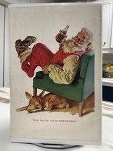Vintage 1960s Coca Cola Santa With Deer Christmas Vintage print ad December - $9.50