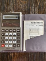 Vintage Radio Shack EC 402 Solar Power Adding Calculator Machine - £11.96 GBP