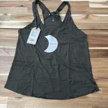 prAna Women&#39;s Journeyman Racerback Tank Top Washed Black Moonshine Size ... - £15.01 GBP