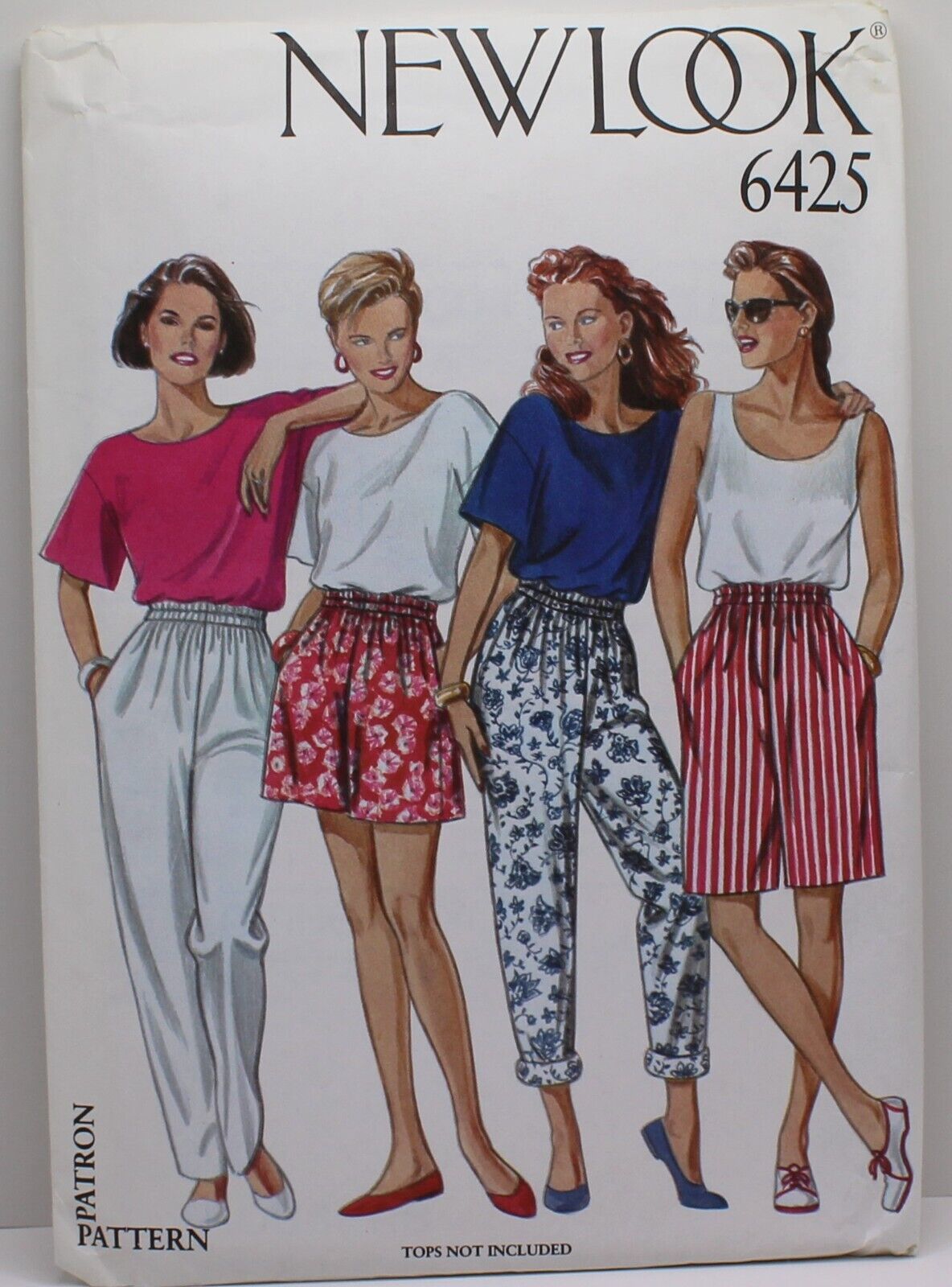 VTG New Look 6425 Pattern Pants Trousers Shorts Sz 8-18 - $18.99