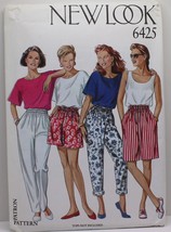 VTG New Look 6425 Pattern Pants Trousers Shorts Sz 8-18 - £15.12 GBP