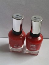 2 Sally Hansen Complete Salon Manicure Nail Polish -Scarlet Lacquer 281 - $10.49