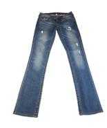 True Religion Women&#39;s Slim Straight Leg Jeans Distressed Flap Pocket Log... - $36.98 CAD
