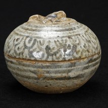 Thai Sawankhalok Stoneware Paste Box 15th Century - £107.37 GBP