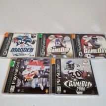Playstation 1 Games Lot NOT TESTED NFL GameDay Madden 97 2000 2001 2002 2003 - £7.43 GBP