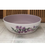 Pfaltzgraff CAPE MAY Wide  Short Serving Dish Purple Interior Foxglove 8... - £24.88 GBP