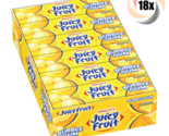 Full Box 18x Packs Wrigley&#39;s Juicy Fruit Original Bubble Gum | 5 Pieces ... - $26.07