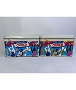 Vintage NBA Nestle Crunch Collectible Tin 1992 Old Logos Bulls Lakers Ce... - £11.21 GBP