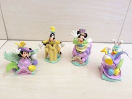 Disney Mickey, Minnie, Donald, Goofy Figure. Alice in Wonderland Easter ... - $115.00