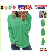 Fashion-Forward Women&#39;s Tunic Sweatshirt - Comfortable Loose Long Sleeve... - $53.14 CAD