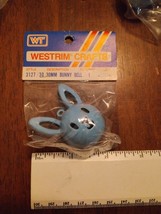 vintage metal West Rim Craft Bunny Bell - $4.94